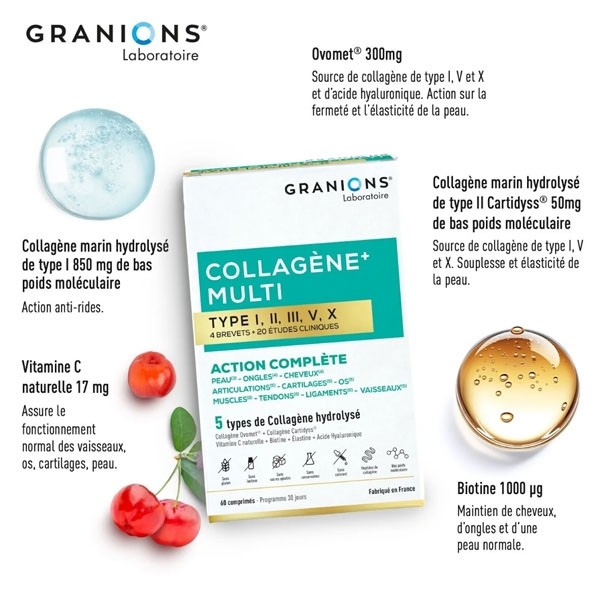 Granions Collagène+ Multi comprimés