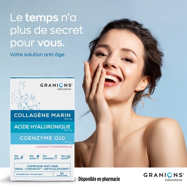 Granions Complexe collagène Acide hyaluronique Q10