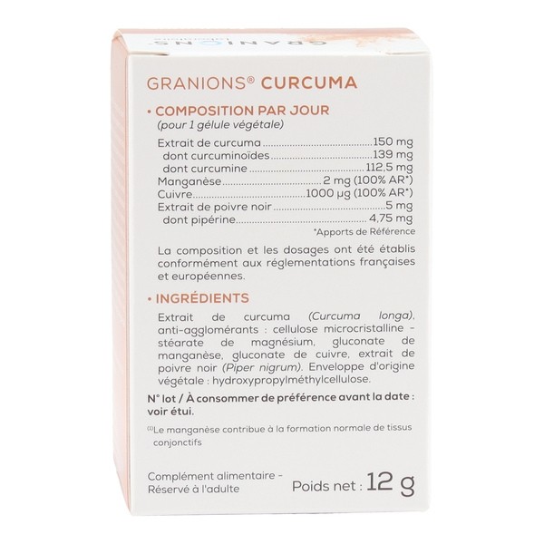 Granions Curcuma gélules