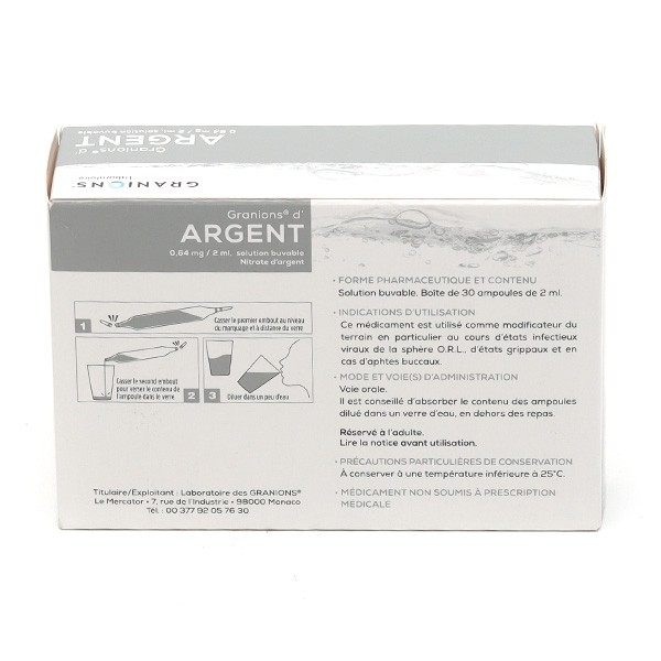 Granions d'Argent ampoules