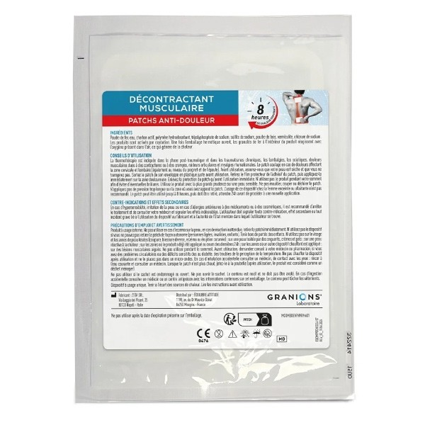 Granions Décontractant musculaire Patchs anti douleur