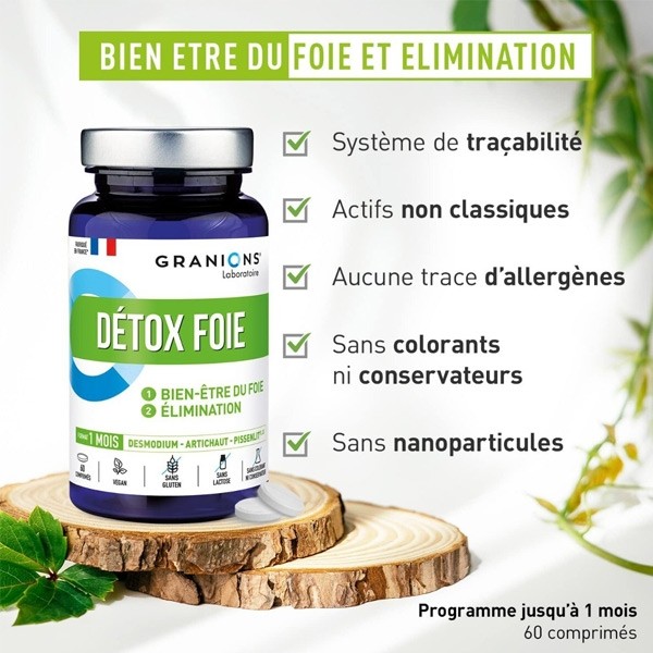 Granions Détox Foie 1000 mg comprimés