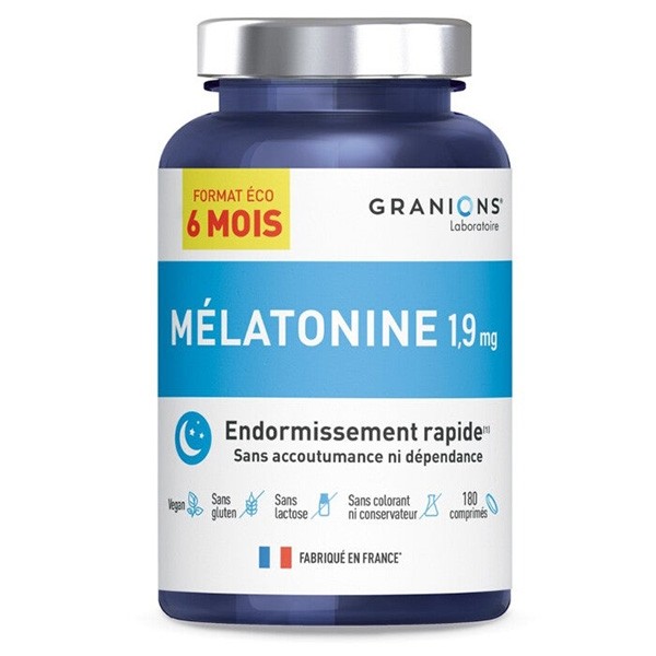 Granions Mélatonine 1,9 mg comprimés