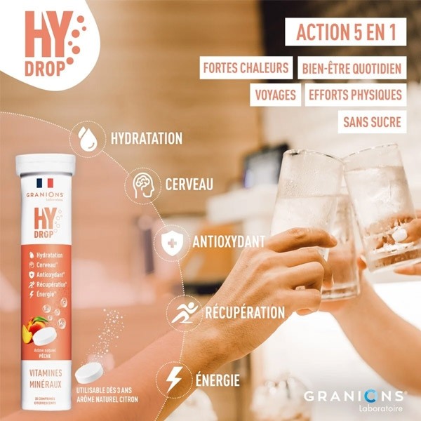 Granions Hydrop Vitamines et Minéraux comprimés