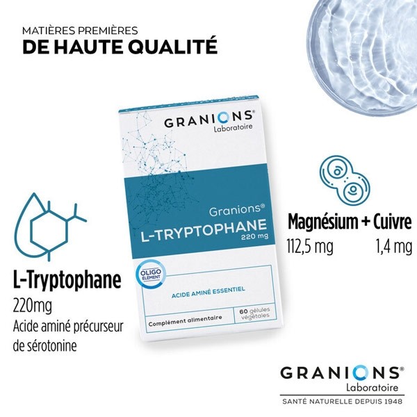 Granions L Tryptophane 220 mg gélules