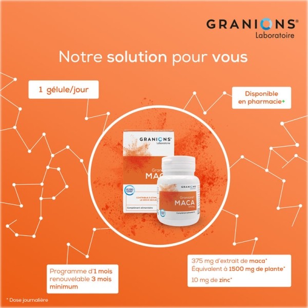 Granions Maca 375 mg gélules