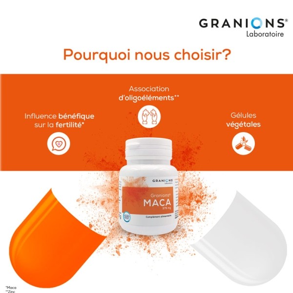 Granions Maca 375 mg gélules