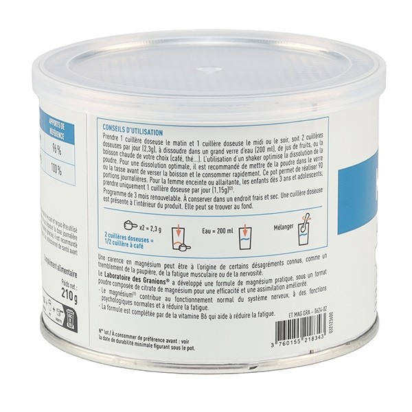 Granions Magnésium 360 mg poudre