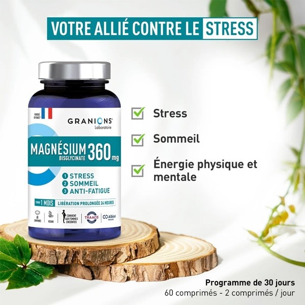 Granions Magnésium bisglycinate 360 mg comprimés