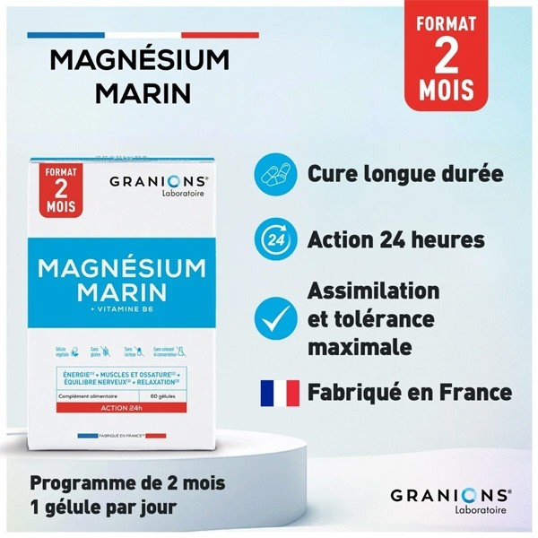 Granions Magnésium marin 200 mg gélules