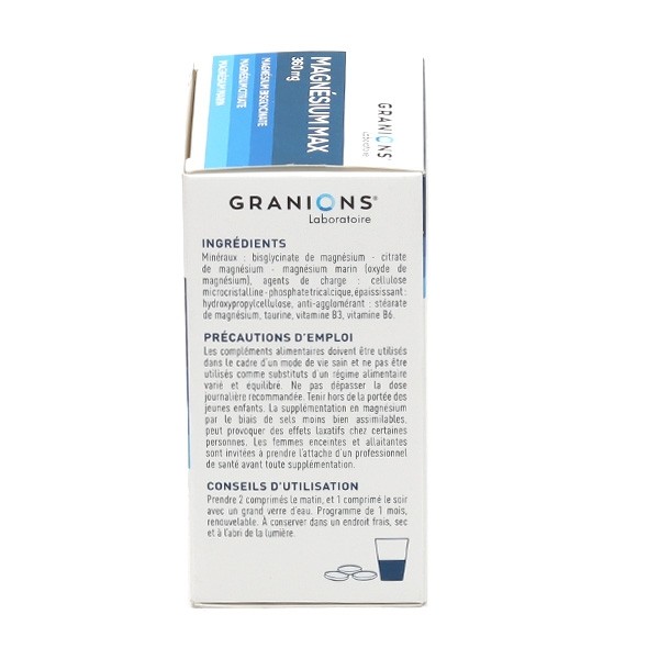Granions Magnésium Max 360 mg comprimés