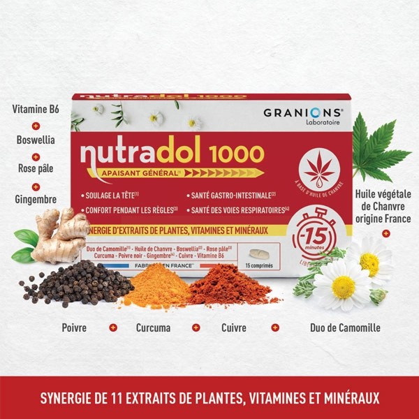 Granions Nutradol 1000 comprimés