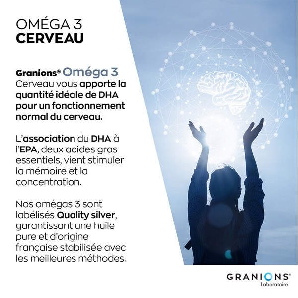 Granions Omega 3 Cerveau capsules