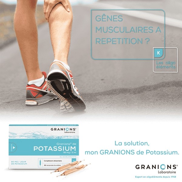 Granions Potassium ampoules