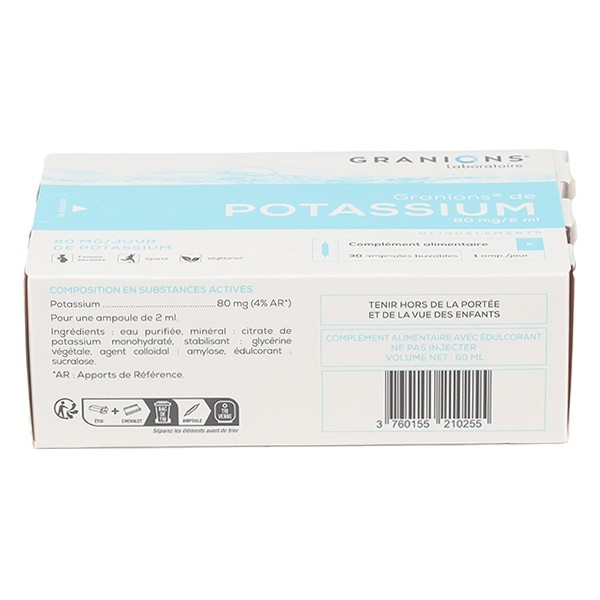Granions Potassium ampoules
