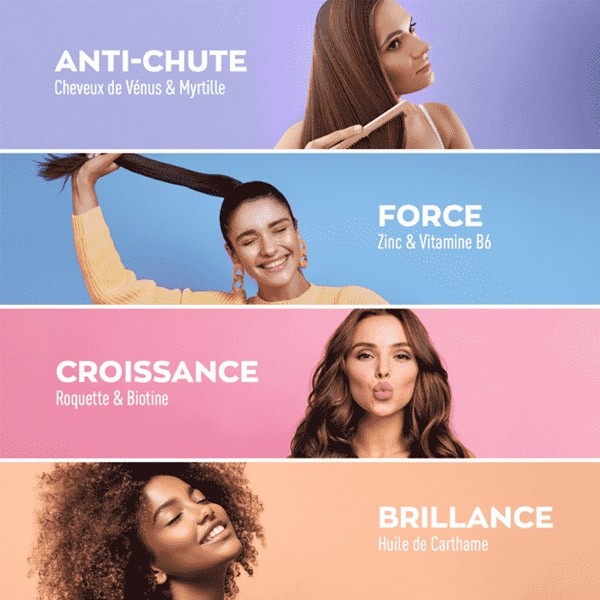 Granions Pro Keracys Cheveux 4 en 1 comprimés