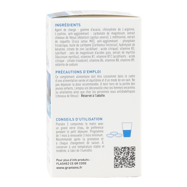Granions Pro Keracys Cheveux 4 en 1 comprimés