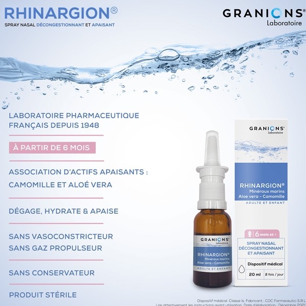 Rhinargion Rhume Spray nasal