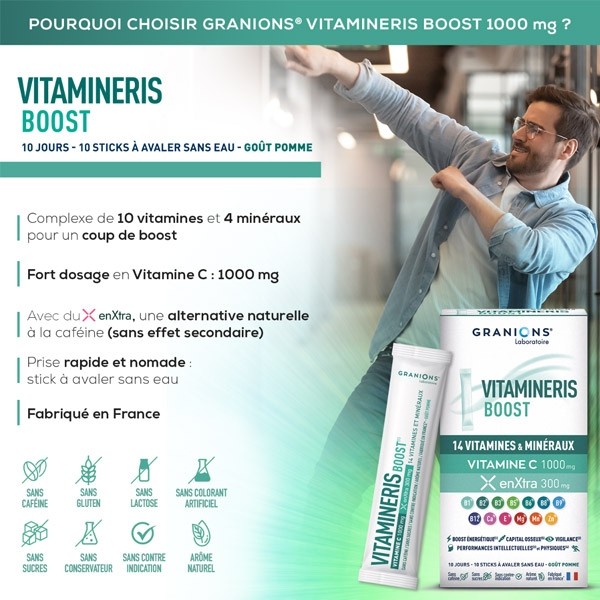 Granions Vitamineris Boost sticks