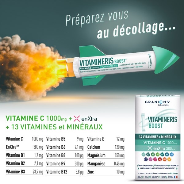 Granions Vitamineris Boost sticks