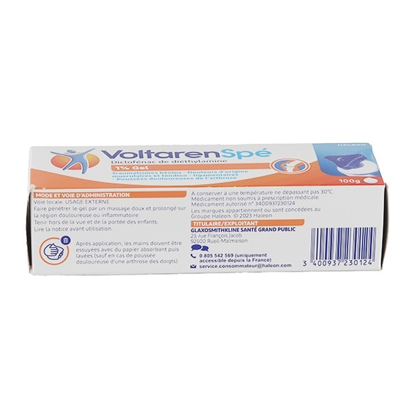 VoltarenSpé 1 % gel