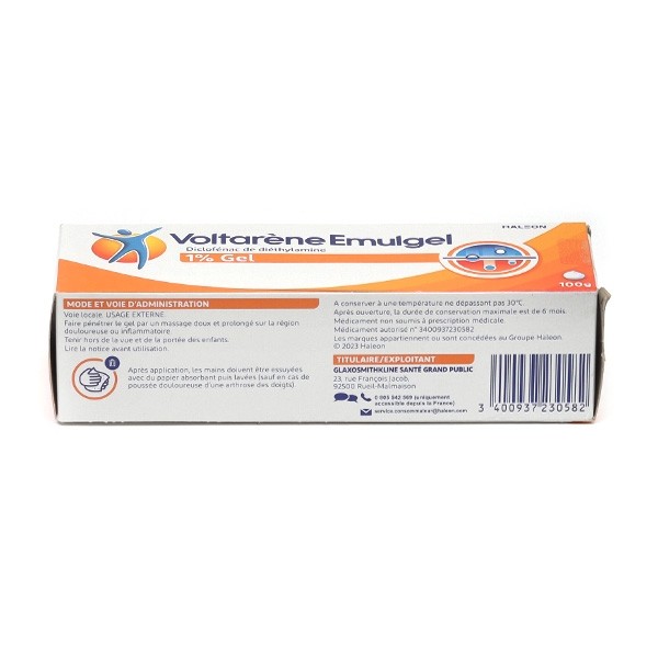Voltarene Emulgel 1% gel anti inflammatoire
