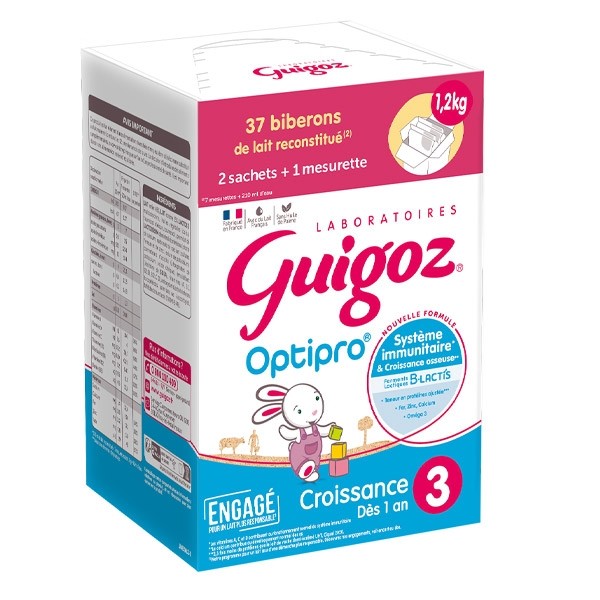 Guigoz Optipro Croissance lait 3ème âge