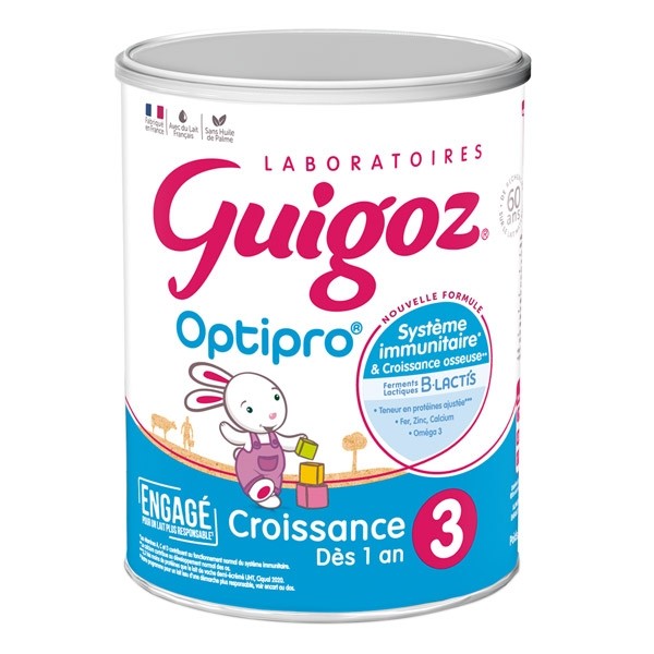 Guigoz Optipro Croissance lait 3ème âge