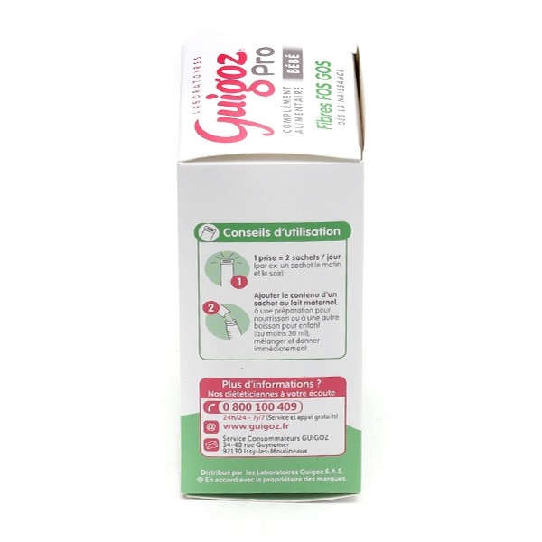 Guigoz Pro Bébé Fibres FOS GOS sachets