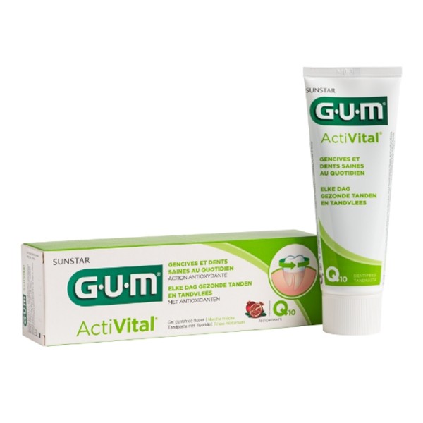 Gum Activital Q10 gel dentifrice