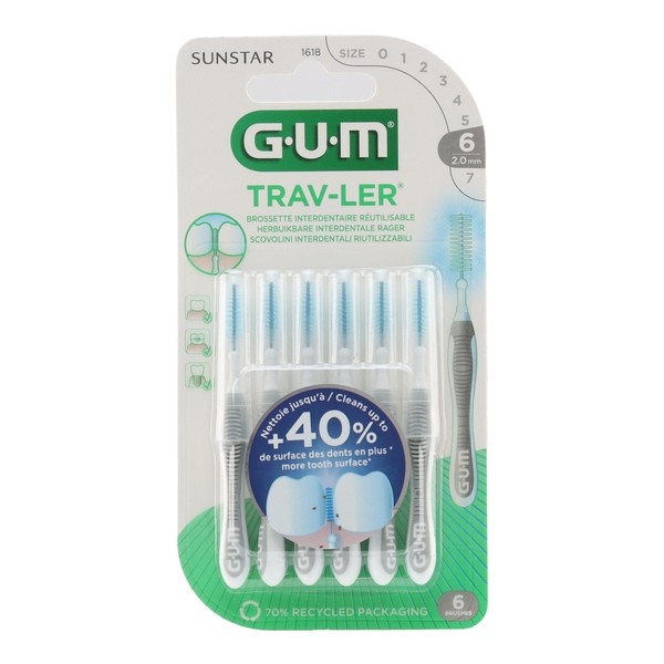 Gum Trav-Ler brossette interdentaire cylindrique