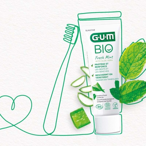 Gum gel dentifrice Bio