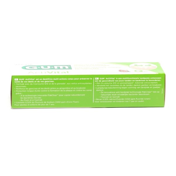 Gum Activital Q10 gel dentifrice