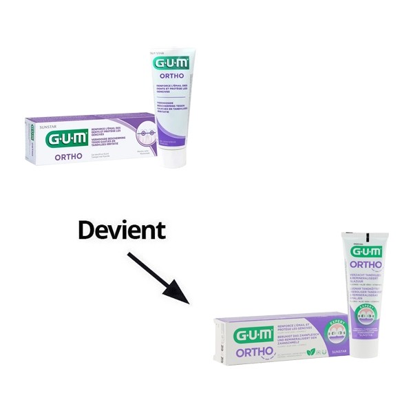 Gum Ortho Expert dentifrice