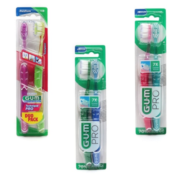 Gum Pro brosse à dents medium