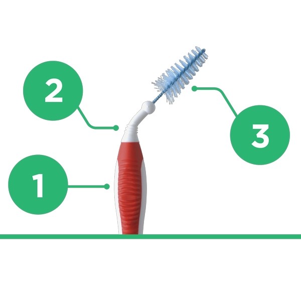 Gum Trav-Ler brossette interdentaire cylindrique