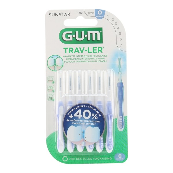 Gum Trav-Ler brossette interdentaire cylindrique