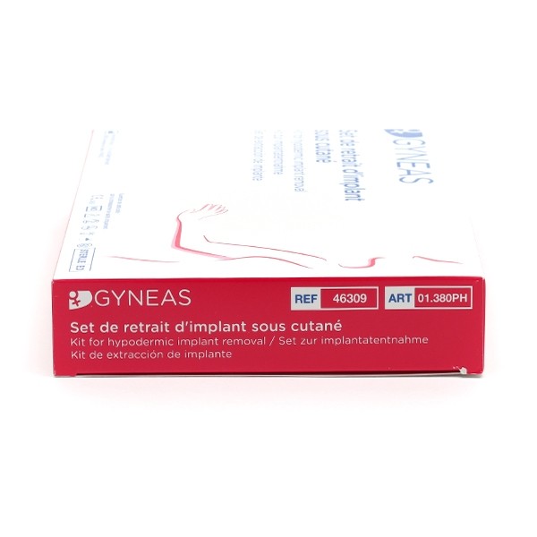 Set de retrait d'implant sous cutané