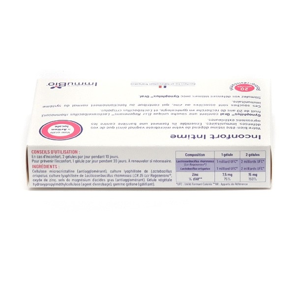 Gynophilus Oral Flore intime gélules