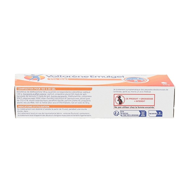 Voltarene Emulgel 1% gel anti inflammatoire