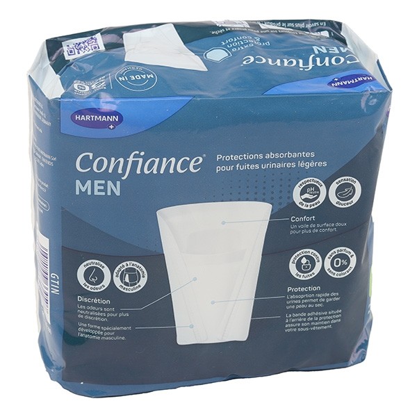 Confiance Men protections absorbantes 2 gouttes