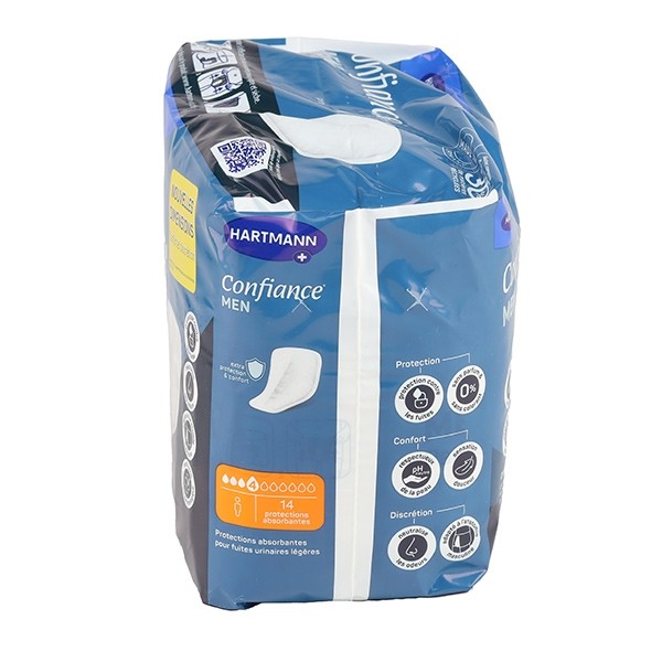 Confiance Men protections anatomiques 4 gouttes