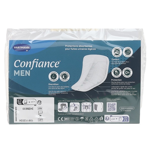 Confiance Men protections anatomiques 5 gouttes