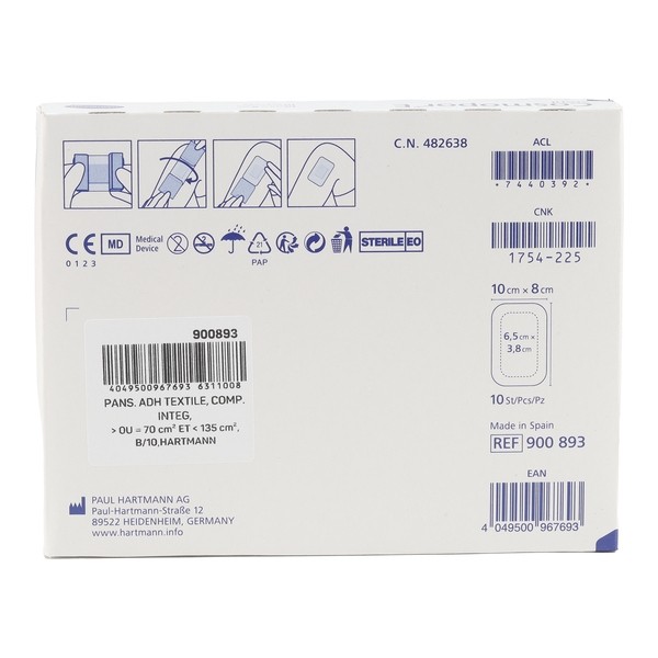 Hartmann Cosmopor E 10 pansements