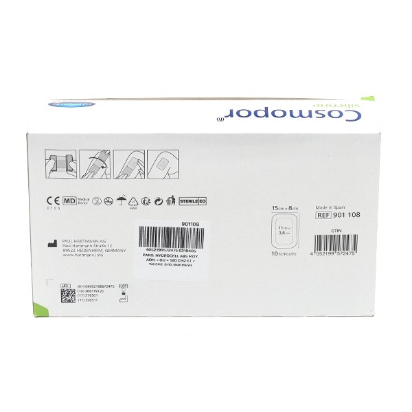 Hartmann Cosmopor silicone pansement adhésif siliconé