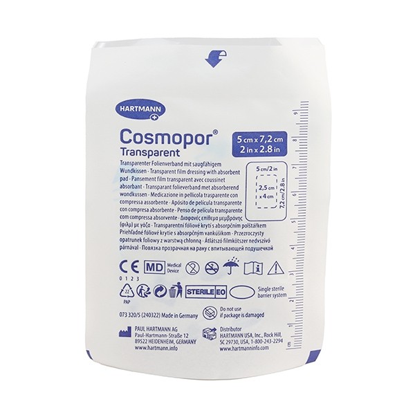 Hartmann Cosmopor Transparent pansements