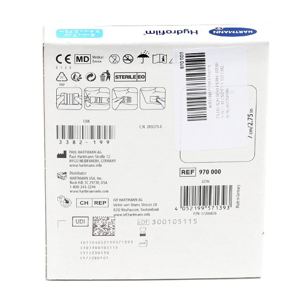 Hartmann Hydrofilm 10 pansements