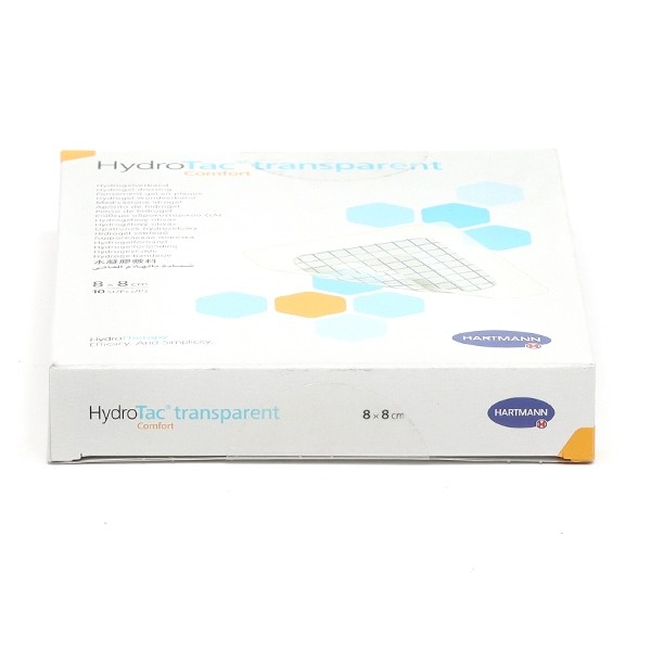 Hartmann HydroTac Transparent Comfort pansements 8x8cm