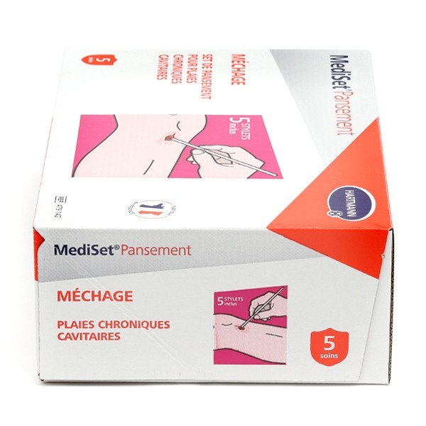 Mediset Pansement méchage 5 soins