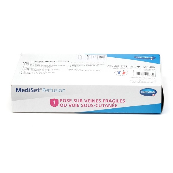 Mediset Perfusion pose sur veines fragiles ou voie sous cutanée